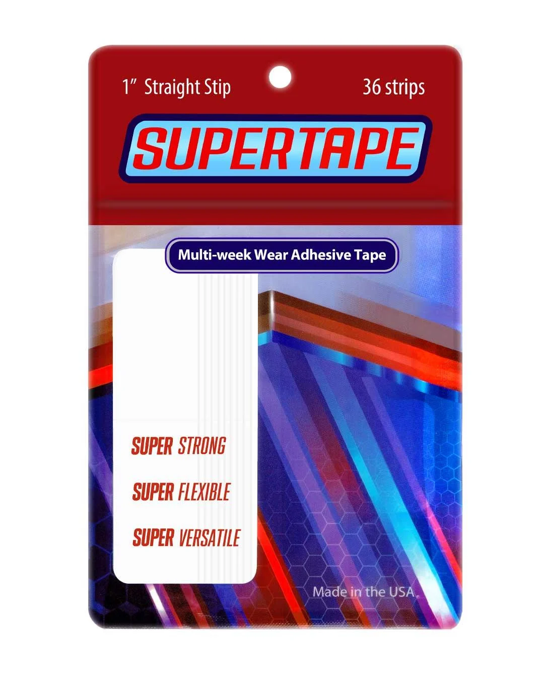 Super Tape 36'lı Protez Saç Bandı Düz 1" Straight