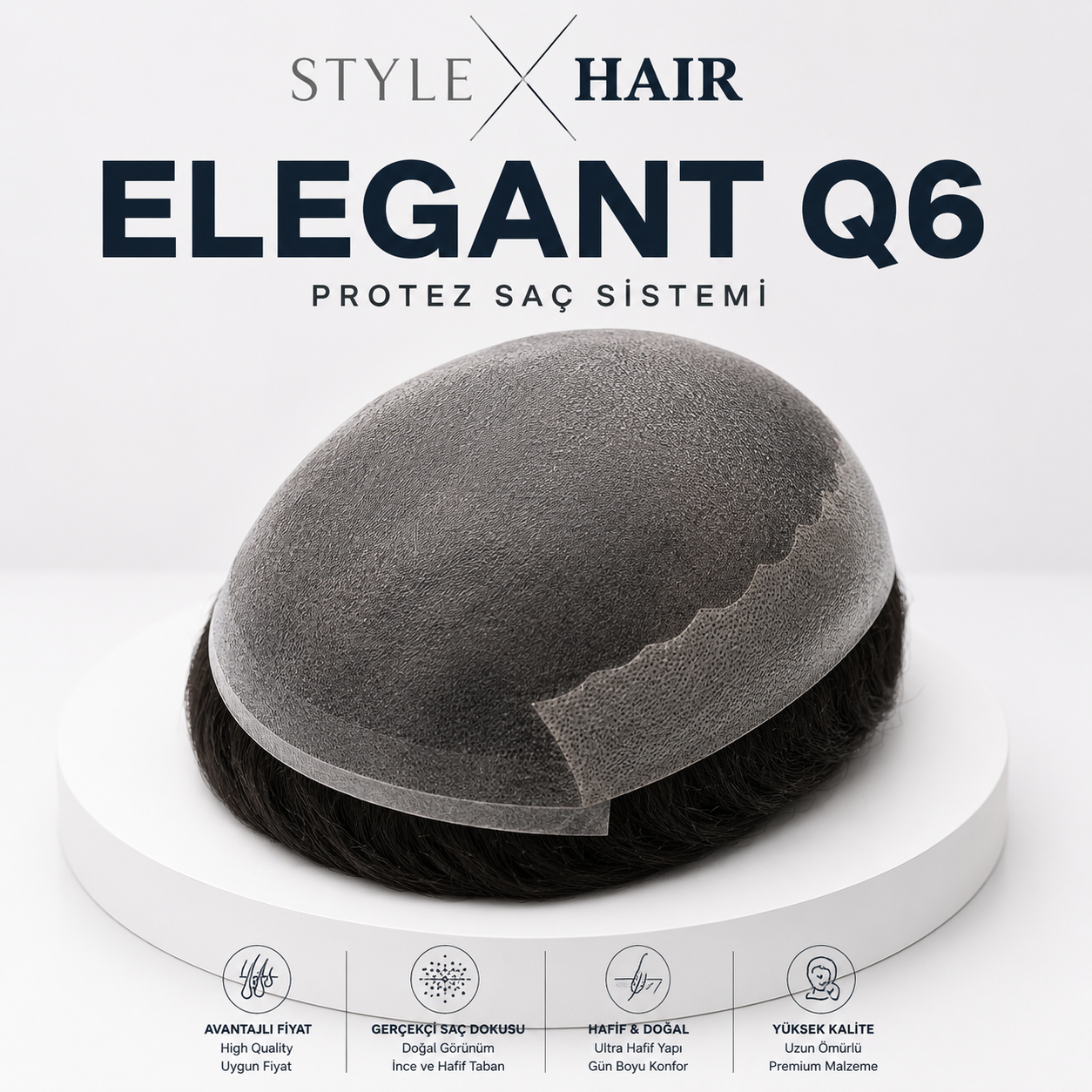 Style Hair Elegant Q6 Protez Saç