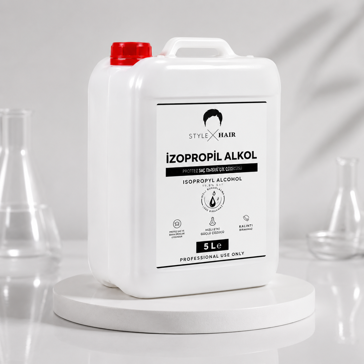 Style Hair Protez Saç Temizleme İzopropil Alkol 5 Litre