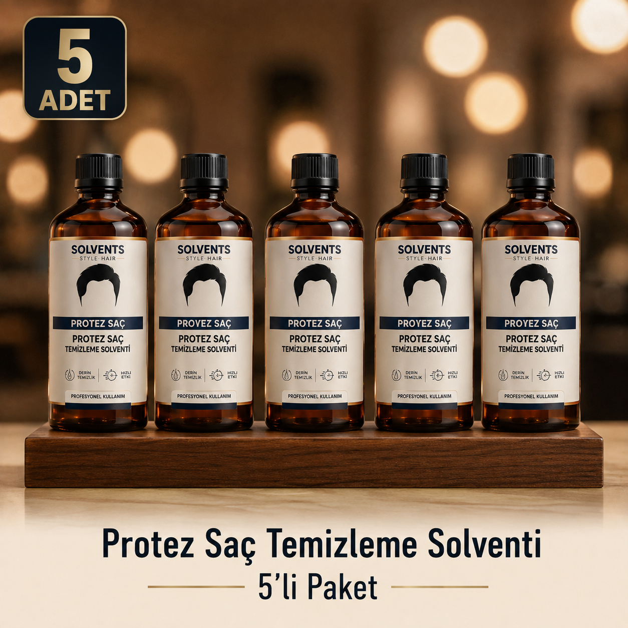 Style Hair Protez Saç Temizleme Solventi 5 LT / 5 Adet