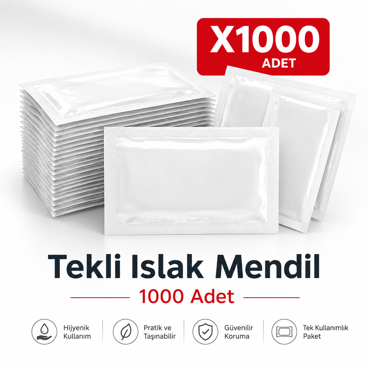 Corpostar Tekli Islak Mendil 1000 Adet
