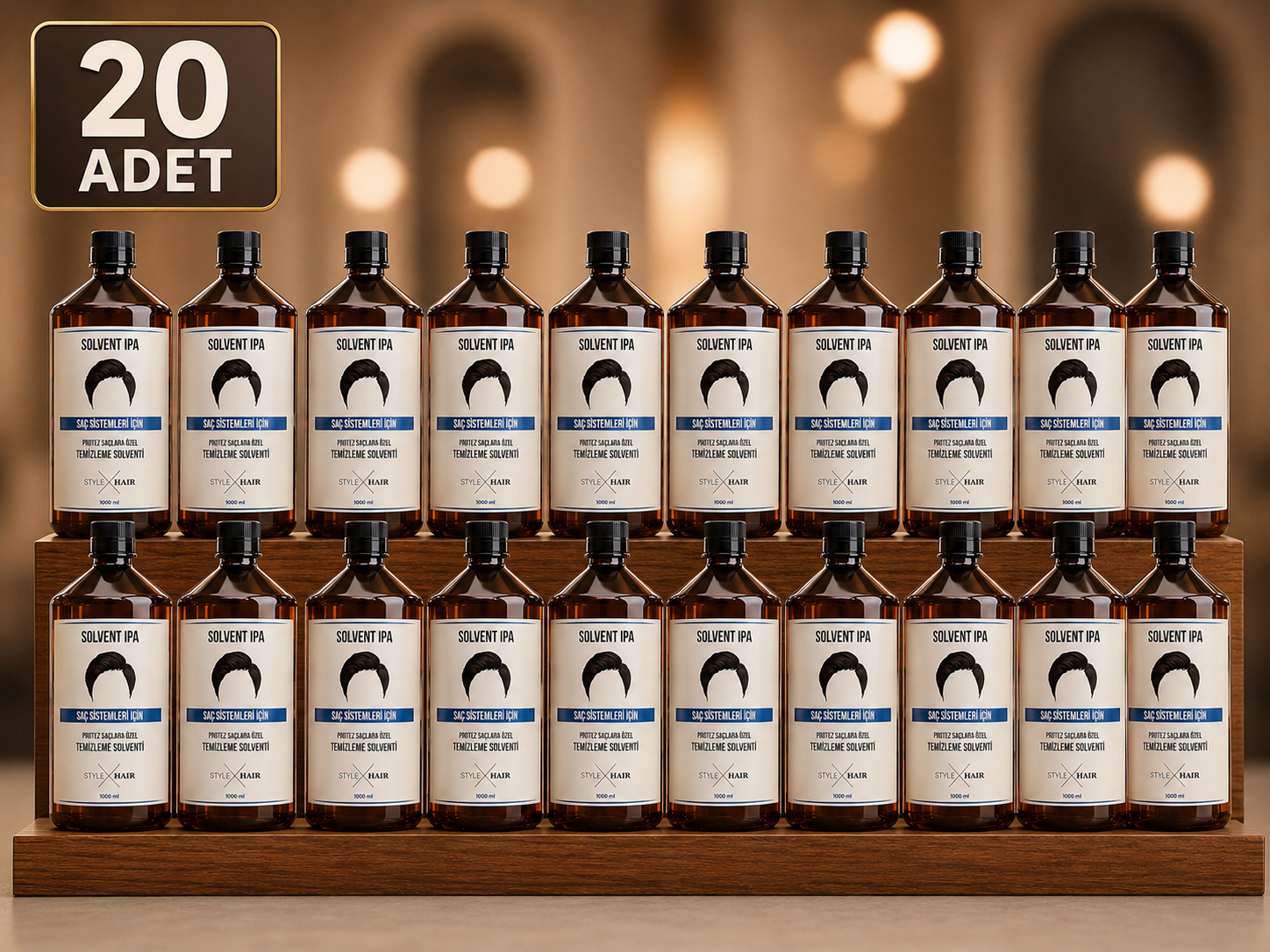 Style Hair Protez Saç Temizleme Solventi 20 LT / 1 L*20 Adet