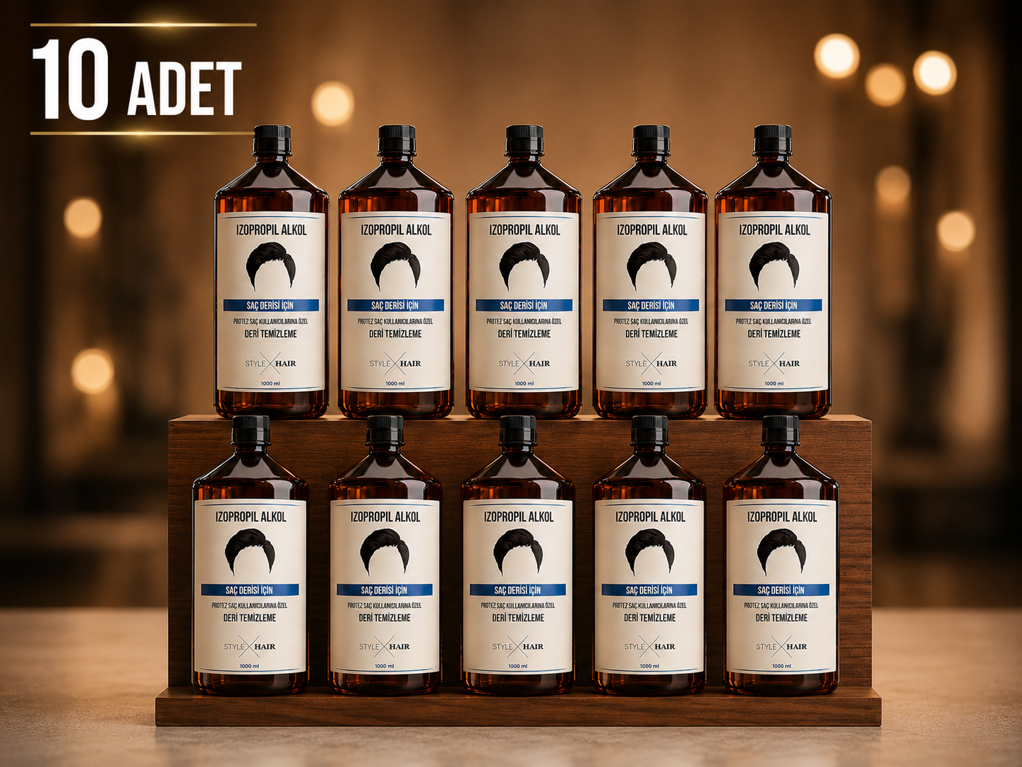 Style Hair Protez Saç Deri Temizleme %99.9 Saf (10 Adet)