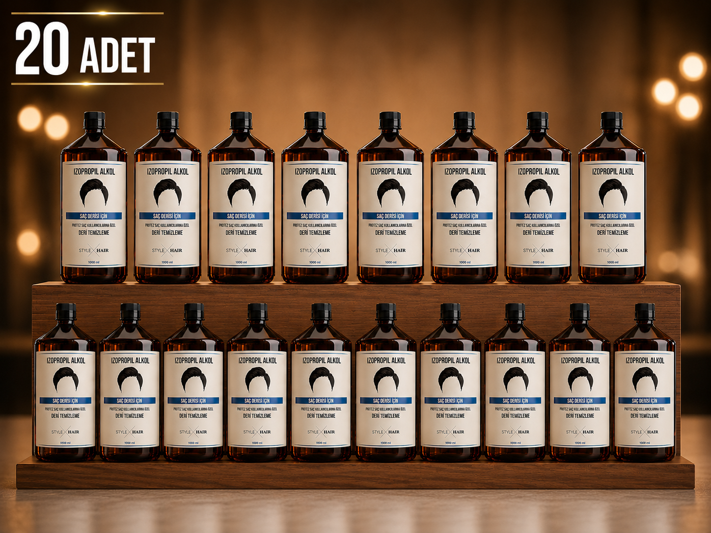 Style Hair Protez Saç Deri Temizleme %99.9 Saf (20 Adet)